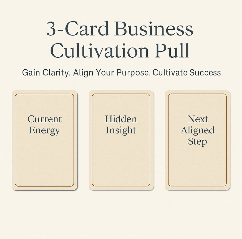 3 Card Investment Cultivation Pull