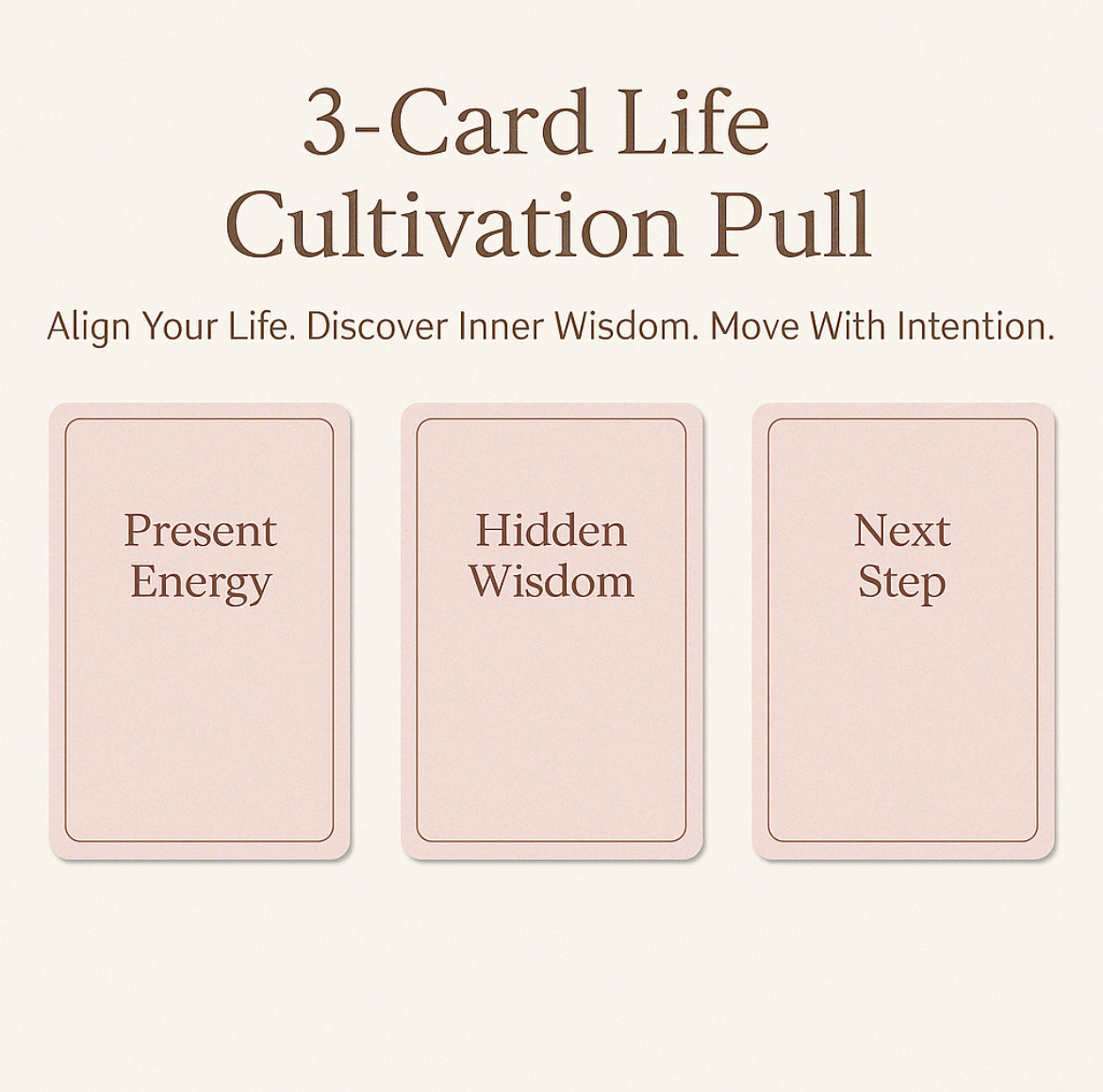 3 Card Life Cultivation Pull